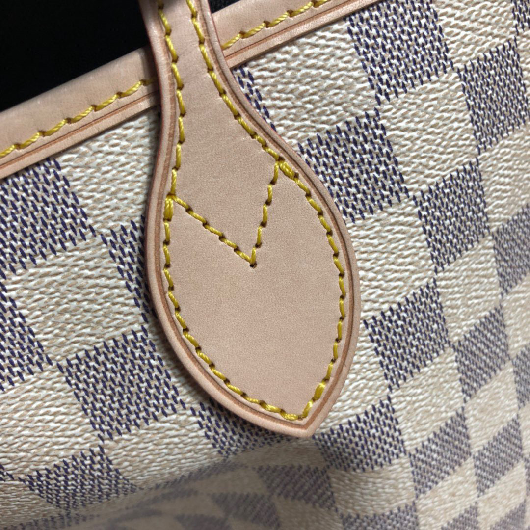 LV Classic Shopping Bags N41361, N41360 NEVERFULL Medium Handbags