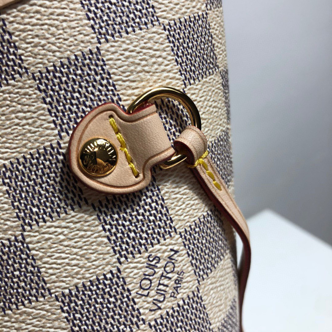 LV Classic Shopping Bags N41361, N41360 NEVERFULL Medium Handbags