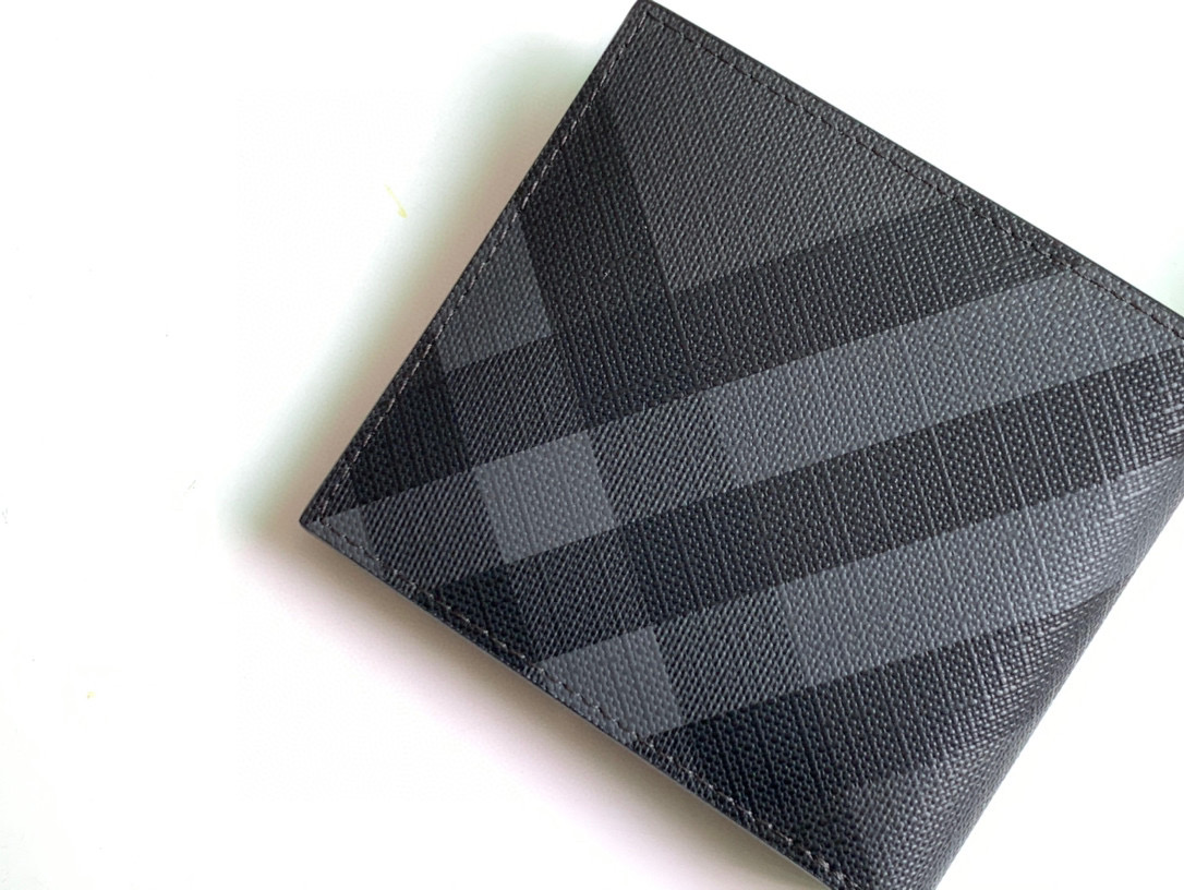 Burberry London plaid folding short wallet 40520871