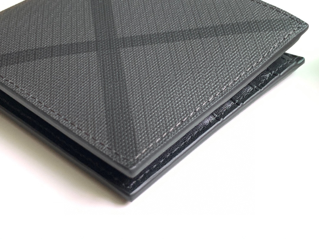Burberry London plaid folding short wallet 40520871