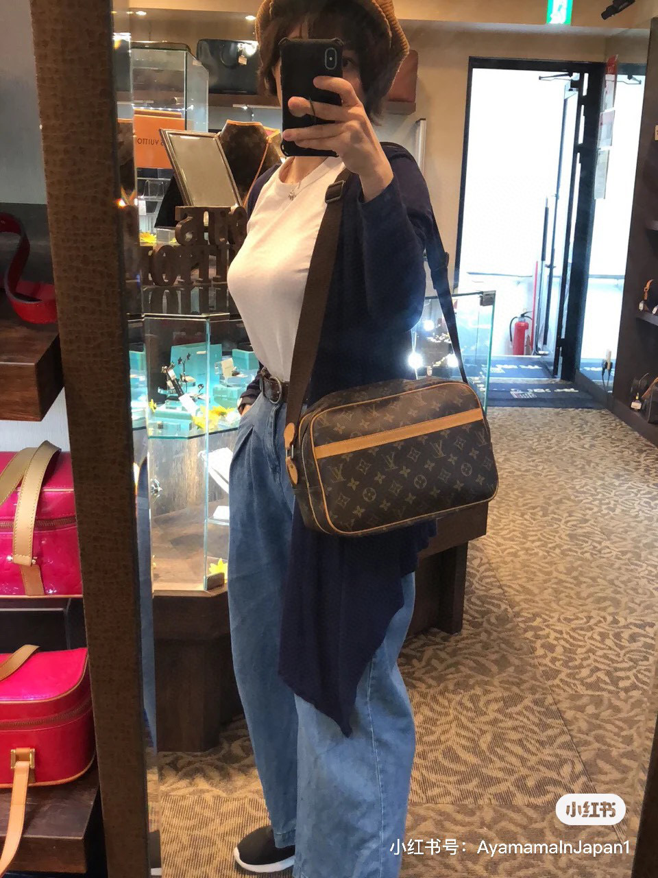 LV new tax-free model ✨ M45254 Old Flower Journalist Bag, Vintage Bag, Camera Bag Series