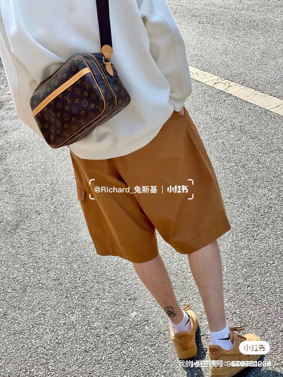 LV new tax-free model ✨ M45254 Old Flower Journalist Bag, Vintage Bag, Camera Bag Series