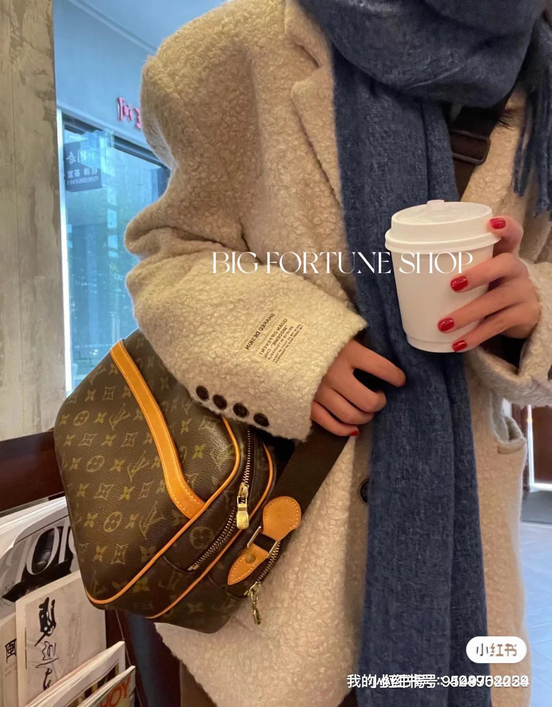 LV new tax-free model ✨ M45254 Old Flower Journalist Bag, Vintage Bag, Camera Bag Series