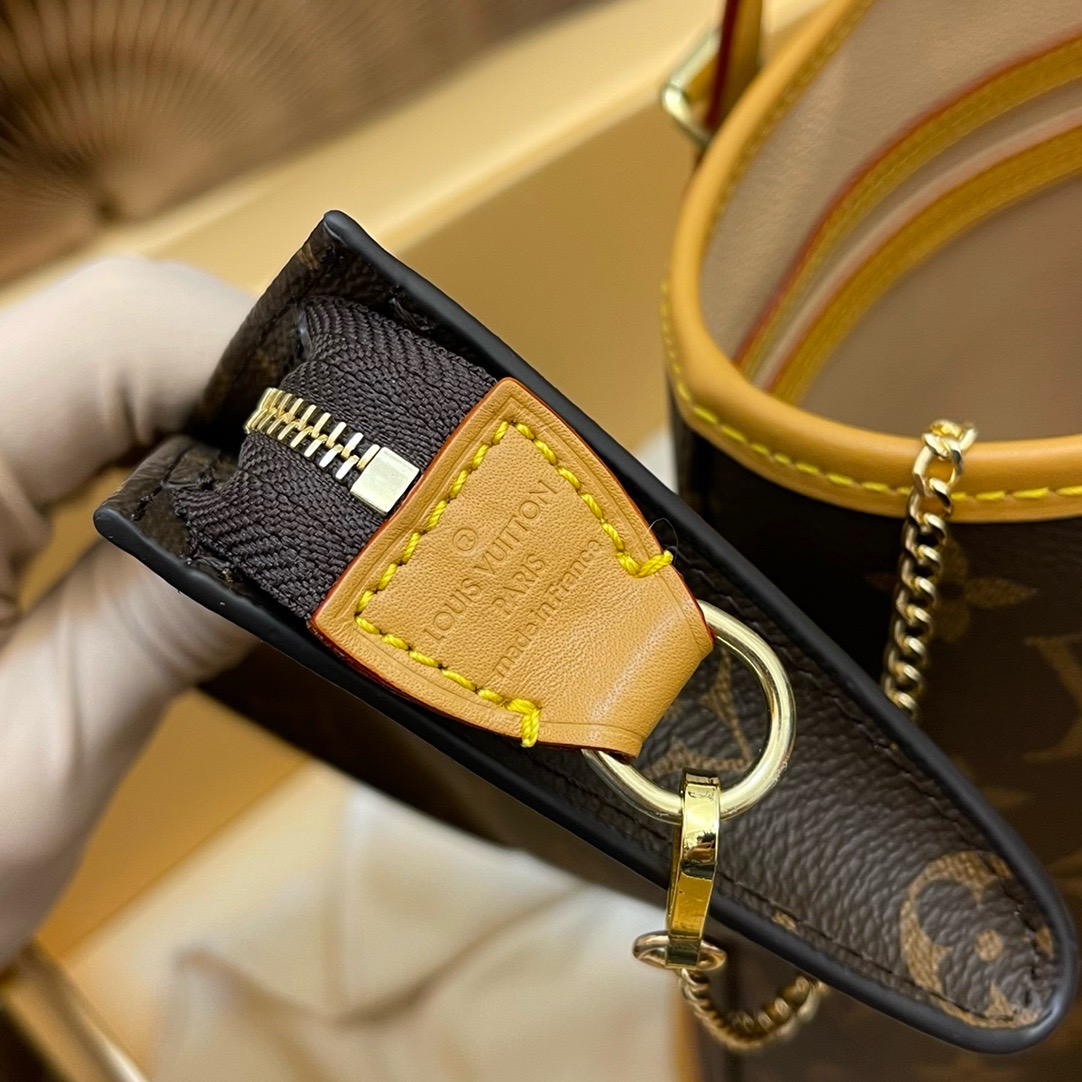 LV original single enhanced version 💪 M42238 Vintage Mother Child Bucket Bag