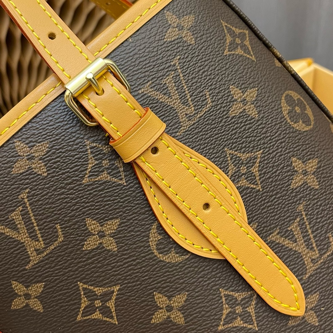 LV original single enhanced version 💪 M42238 Vintage Mother Child Bucket Bag