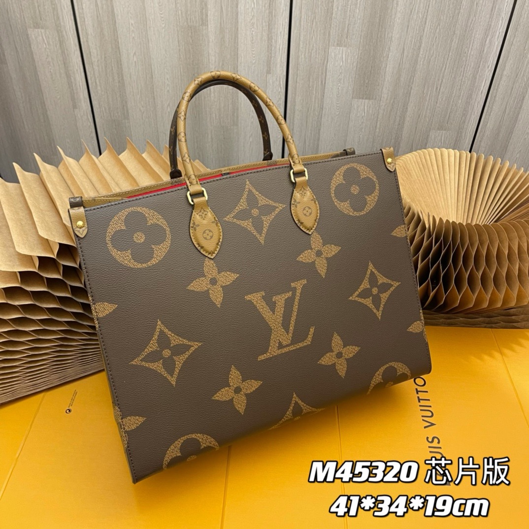 LV original single enhanced version 💪 M45320 black leather long shoulder strap large