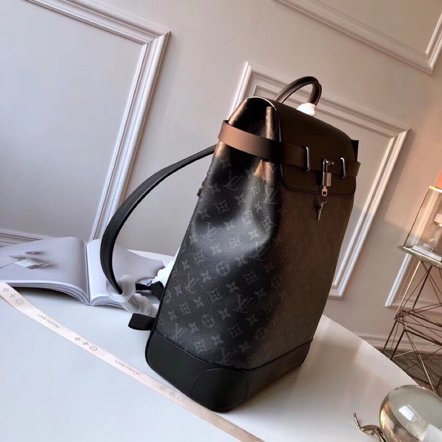 LV Original Single Shoulder Bag M44052 Black Flower