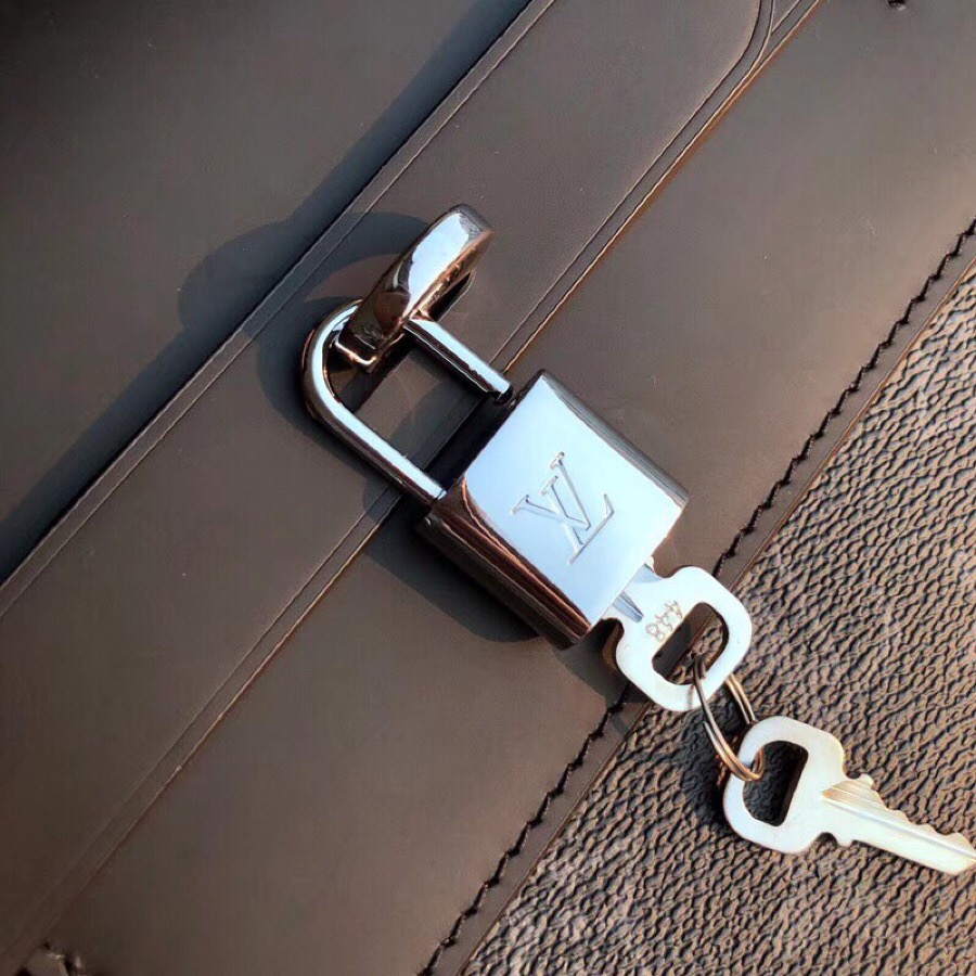 LV Original Single Shoulder Bag M44052 Black Flower