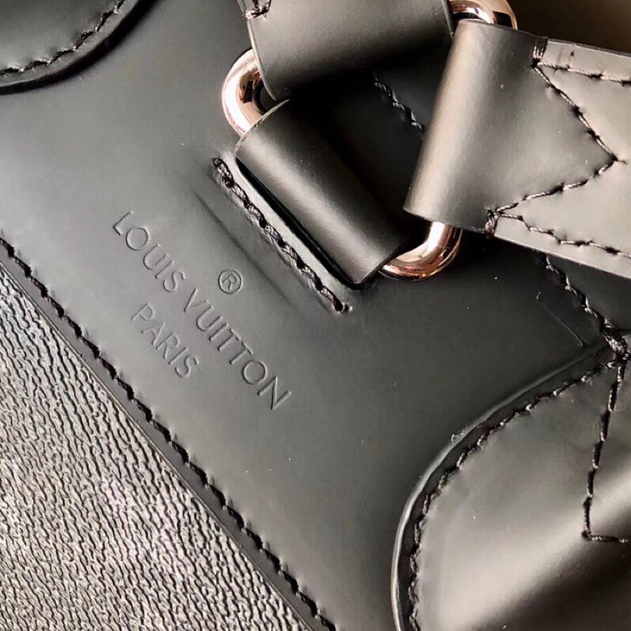 LV Original Single Shoulder Bag M44052 Black Flower