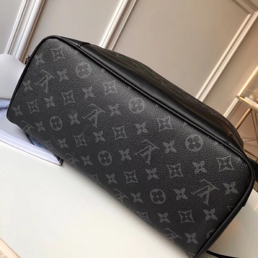 LV Original Single Shoulder Bag M44052 Black Flower