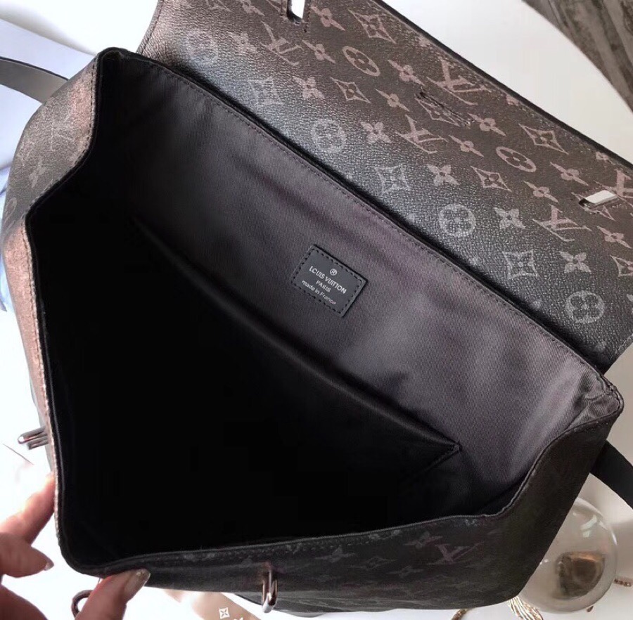 LV Original Single Shoulder Bag M44052 Black Flower